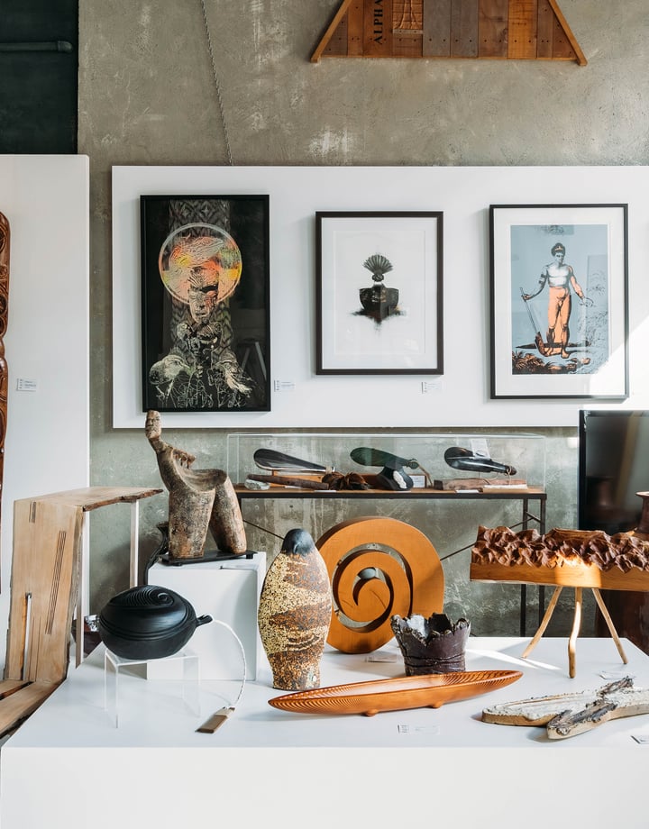 Homewares on display at Kura Wellington.
