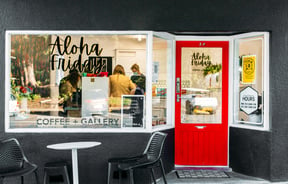 Exterior of Aloha Friday, Porirua.