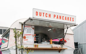 A Dutch Pancakes caravan.