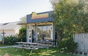 Exterior of Java Hut, Māpua.