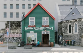 Exterior of Paddy McNaughton's, Christchurch.