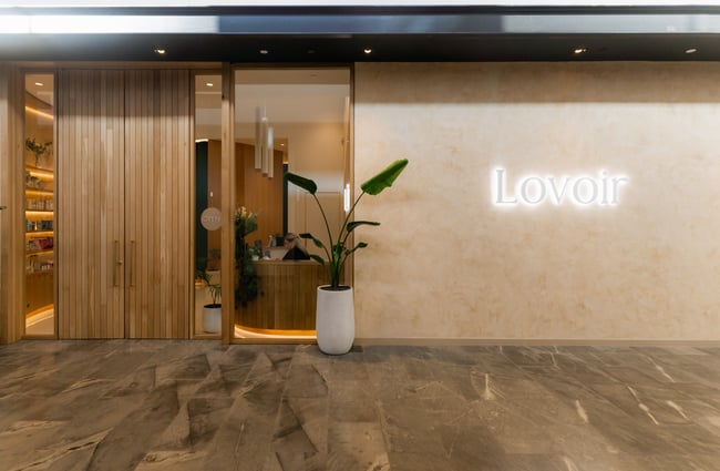 The entrance to Lovoir Day Spa in Christchurch.