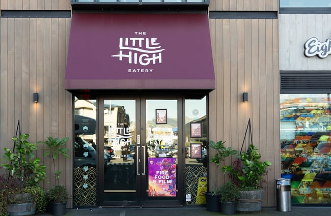 The entrance to Little High Eatery.