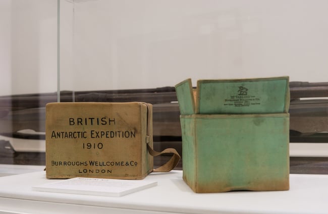 Historic Antarctic items at Canterbury Museum in downtown Christchurch.