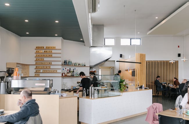 Counter at Hardy St Eatery.