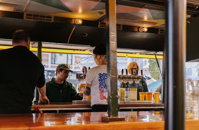 Inside the bus bar.