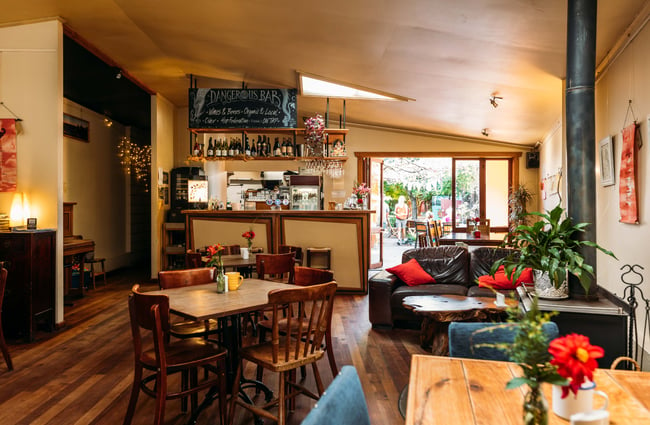 The bar area of The Dangerous Kitchen.