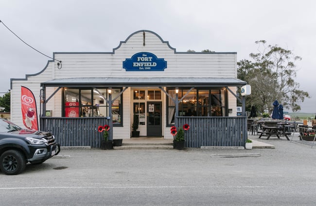 The Fort Enfield exterior in Waitaki.