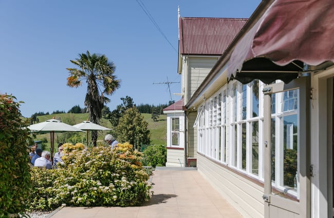 Outdoor area at The Moutere Inn, Nelson Tasman.