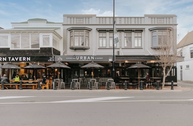 Exterior of Urban Oyster Bar and Eatery.