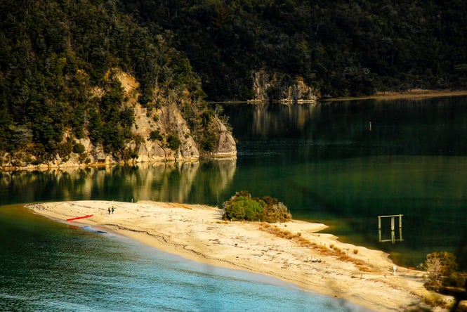 A body of water at Abel Tasman.