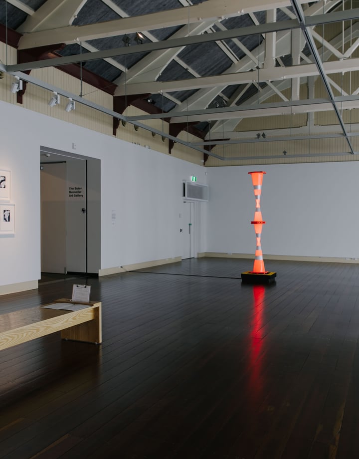 A large exhibition space within The Suter Art Gallery in Nelson.