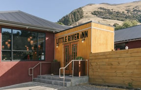 The entrance to Little River Inn.