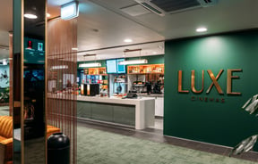 The counter at Luxe Cinema Tauranga.