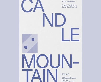 Candle Mountain Exhibition Event Graphic