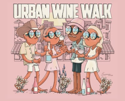 Urban Wine Walk Event Graphic