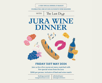 Jura Wine at Margot Event Graphic