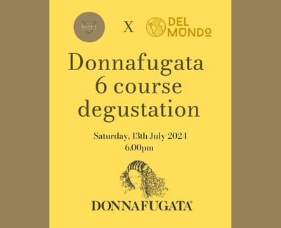 Toret x Del Mundo Donnafugata Wine Dinner Event Graphic