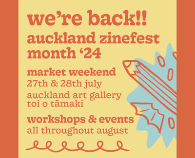 Auckland Zinefest Month Event Graphic