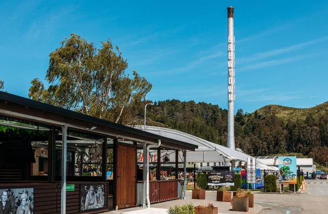 The exterior of Brewtown in Upper Hutt.
