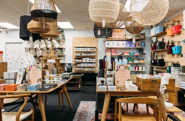 A beautifully designed space of an interiors retail store in Upper Hutt.