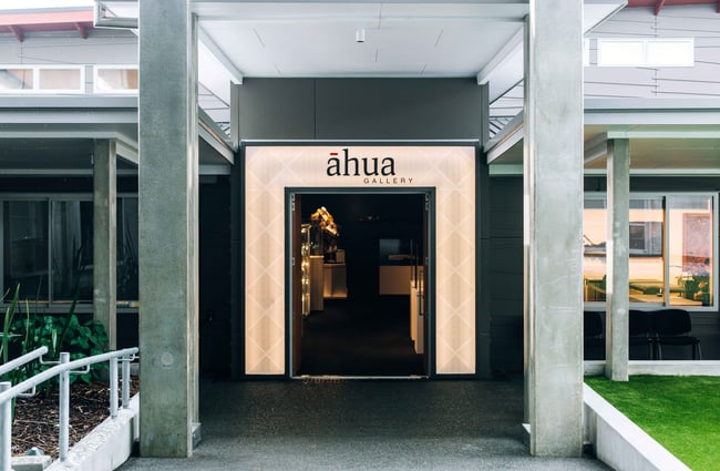 Entrance to the Ahua gallery.