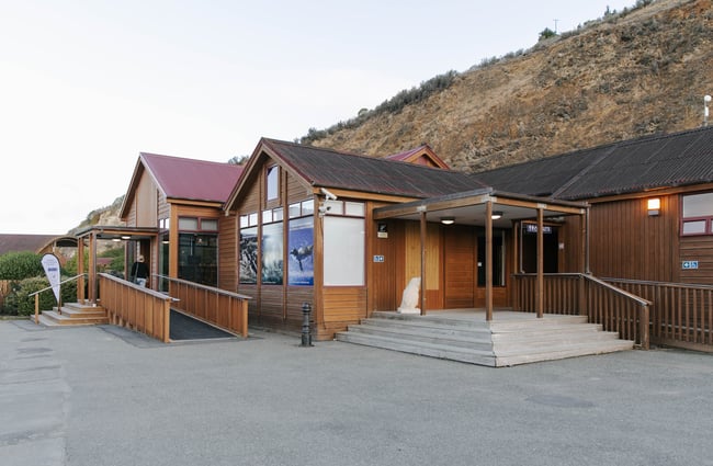Exterior of the blue penguin colony experience in Ōamaru.