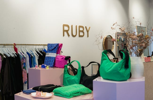 Inside Ruby store in Christchurch