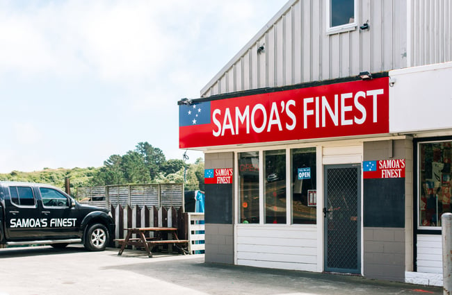Exterior of Samoa's Finest.