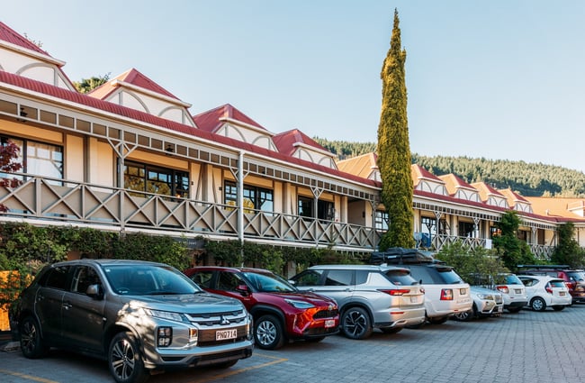 The exterior of The Sherwood in Queenstown.