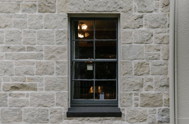 Window at Silverstream Hotel, Kimbell.