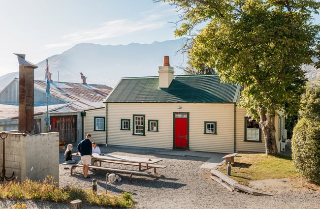 A quaint cottage-like building in Queenstown.