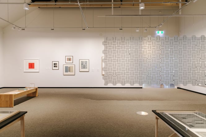 An exhibition space within The Suter Art Gallery Nelson.