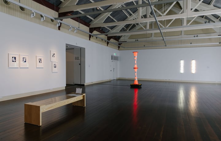 A large exhibition space within The Suter Art Gallery in Nelson.