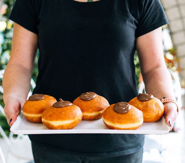 A tray of doughnuts from Baked.