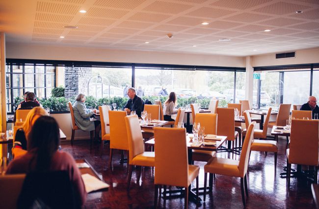 Bistro dining room at 50 Bistro in Christchurch.