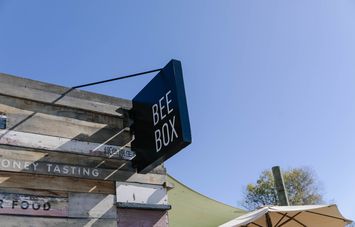 BeeBox sign.