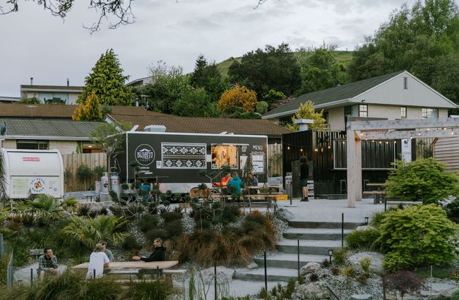 Burrito Craft food truck within the Brownstone Village complex in Wānaka.