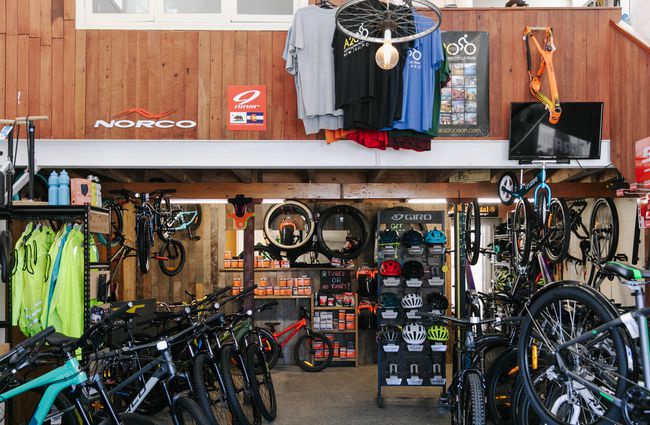 Interior view of Cycle Ventures at Cycle Ventures in Waitaki.