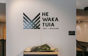 He Waka Tuia sign.