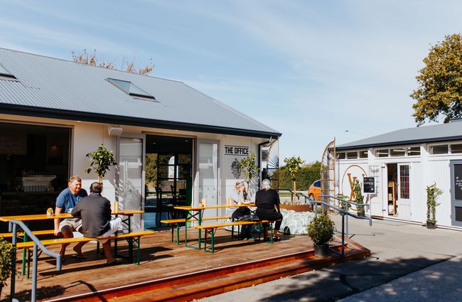 The cafe at the Old School Collective in North Canterbury.