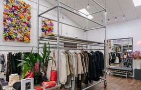 Interior view of Palm Boutique.