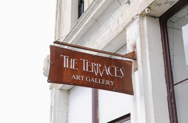 Exterior sign for The Terraces in Ōamaru