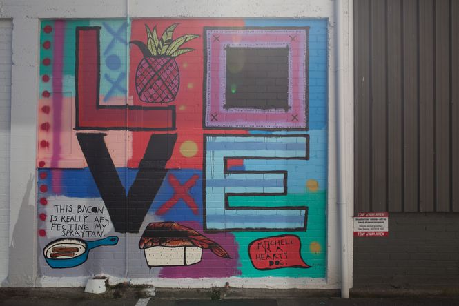 Graffiti art in Hamilton.