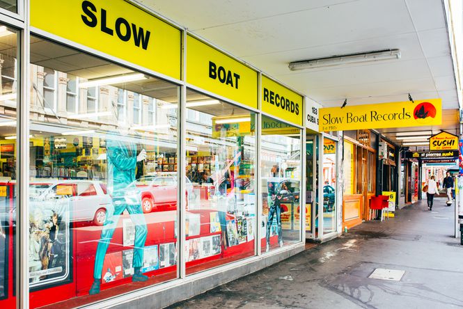 Slow Boat Records exterior.